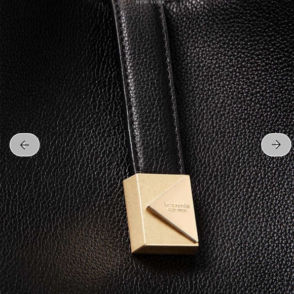 Kate Spade - Deco Large Shoulder Bag -Black NWT Style: KI556 - Picture 4 of 15